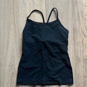 lululemon athletica Black power Y tank